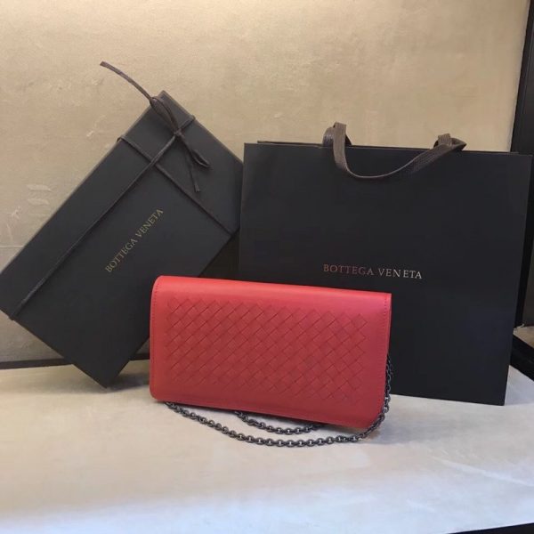 bottega veneta womens handbag red