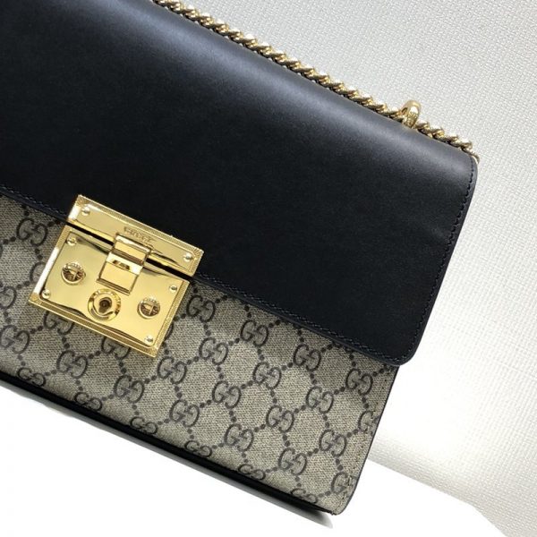 Gucci GG Supreme Monogram Small Padlock Shoulder Bag - Image 2