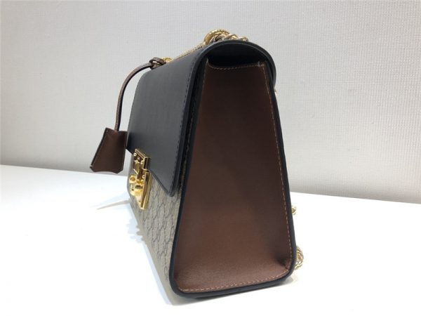 Gucci GG Supreme Monogram Small Padlock Shoulder Bag - Image 7