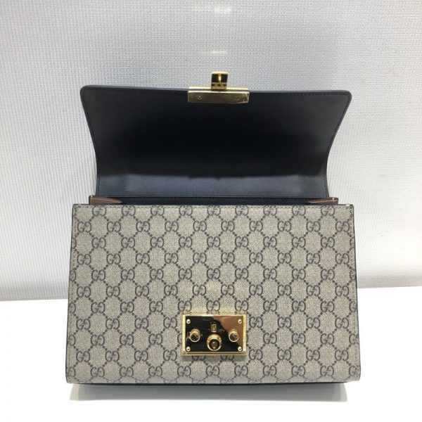 Gucci GG Supreme Monogram Small Padlock Shoulder Bag - Image 6
