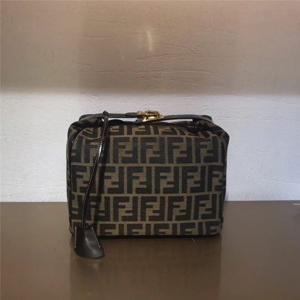 Fend vintage floral makeup bag