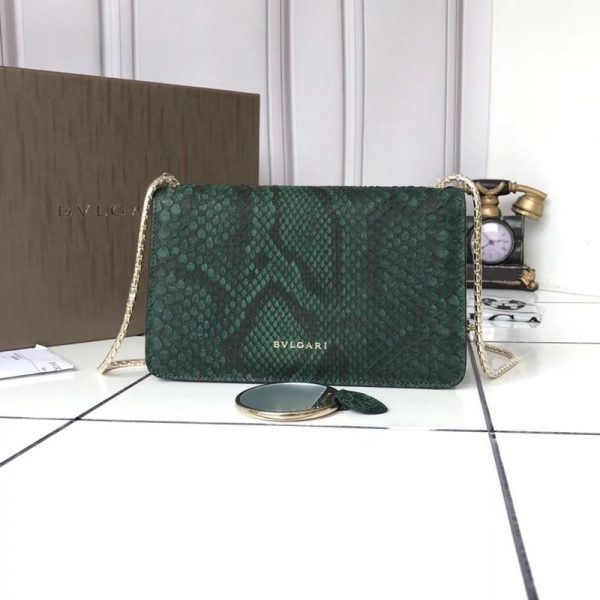 bvlgari python bag green - Image 3