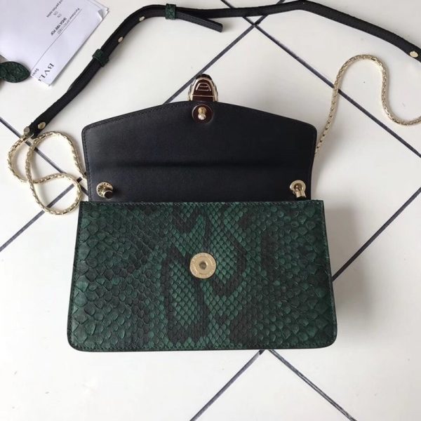 bvlgari python bag green - Image 2