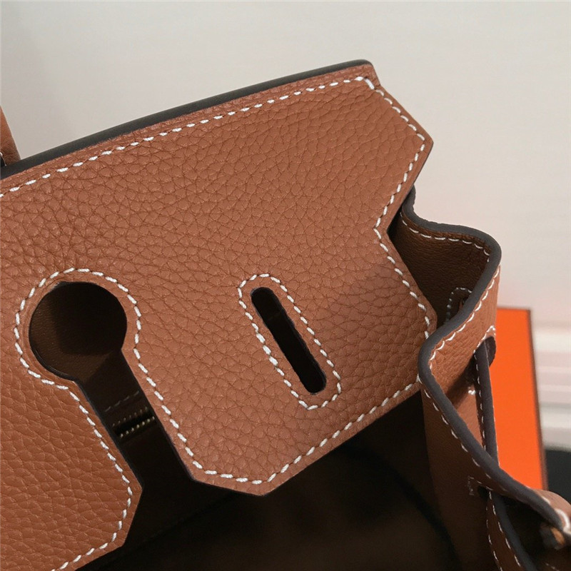 New Hermes Birkin Bag 30cm Etoupe Togo Leather - Image 7