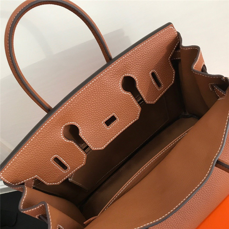 New Hermes Birkin Bag 30cm Etoupe Togo Leather - Image 8