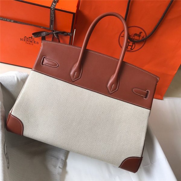 Hermès Leather Hermes Birkin Handbag  swift bag - Image 2
