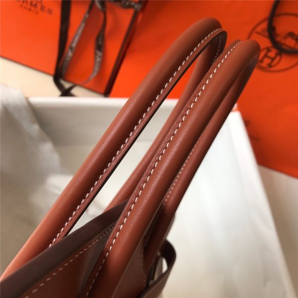 Hermès Leather Hermes Birkin Handbag  swift bag - Image 3