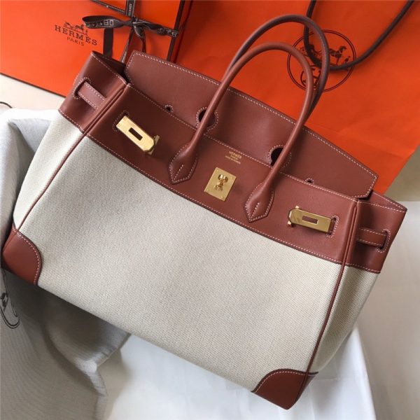 Hermès Leather Hermes Birkin Handbag  swift bag - Image 5