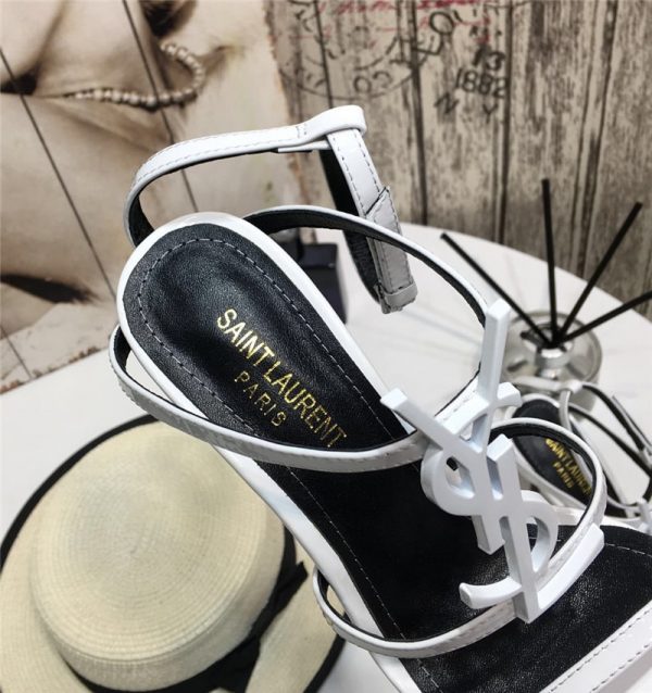 Cassandra YSL Strappy Sandal Silver - Image 8