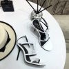 Cassandra YSL Strappy Sandal Silver