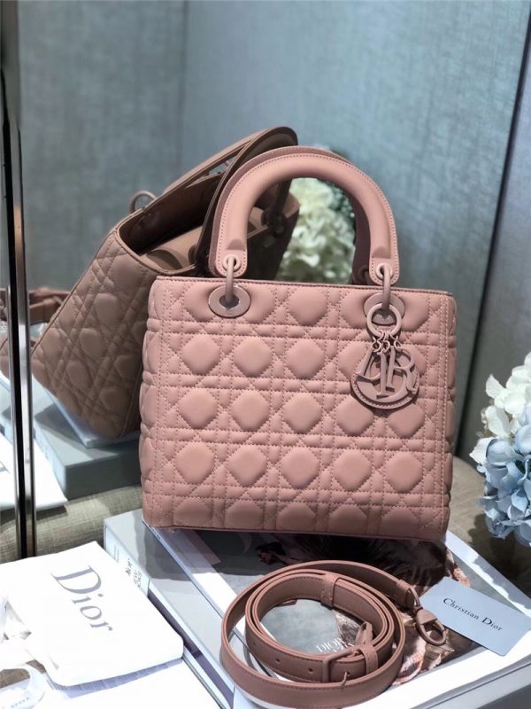 lady dior medium pink