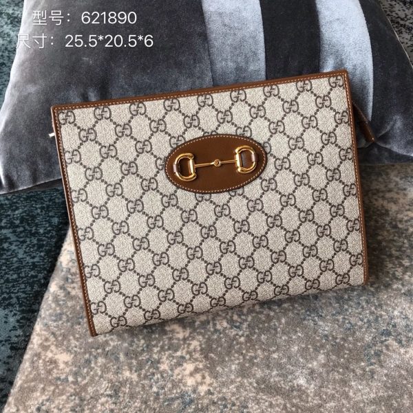 gucci 1955 Horsebit Pouch Clutch Bag
