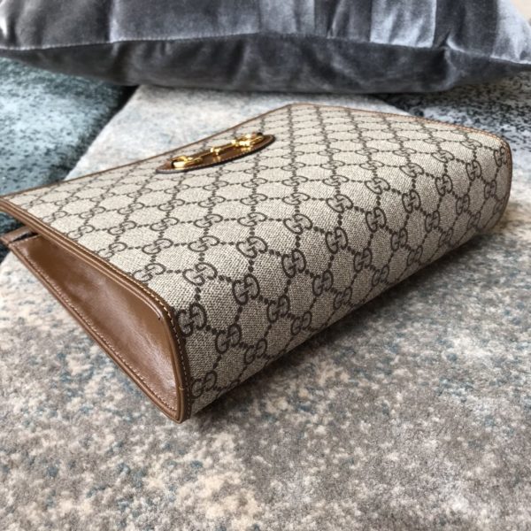 gucci 1955 Horsebit Pouch Clutch Bag - Image 4