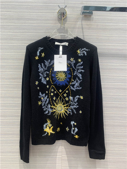 dior 100% cashmere starry sky sweater