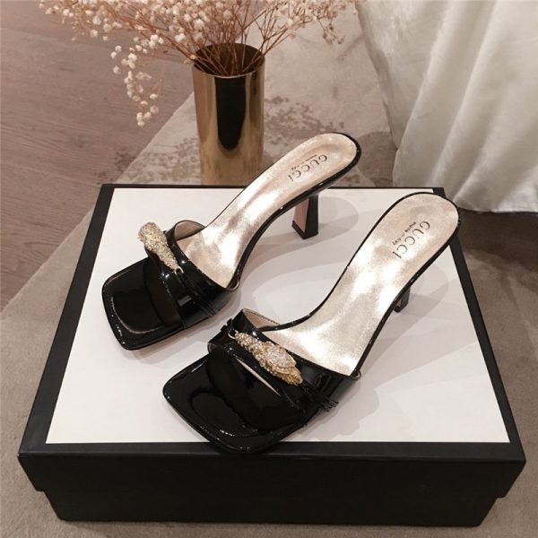 gucci heels slippers