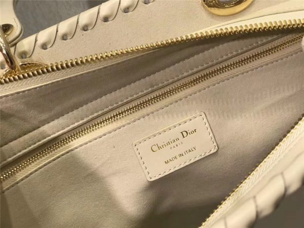 lady dior white bag - Image 4