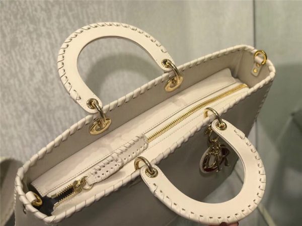 lady dior white bag - Image 6