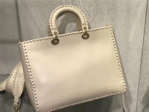 lady dior white bag - Image 3