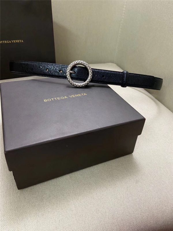 bottega veneta belt women black - Image 3