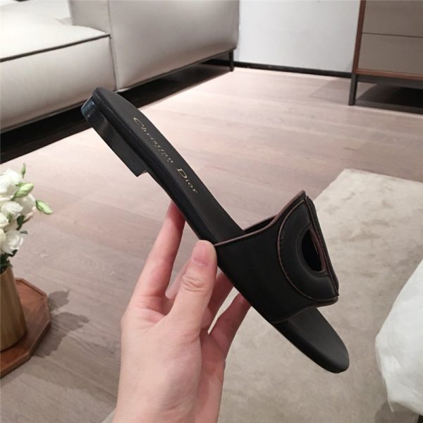 dior flat sandals black - Image 3