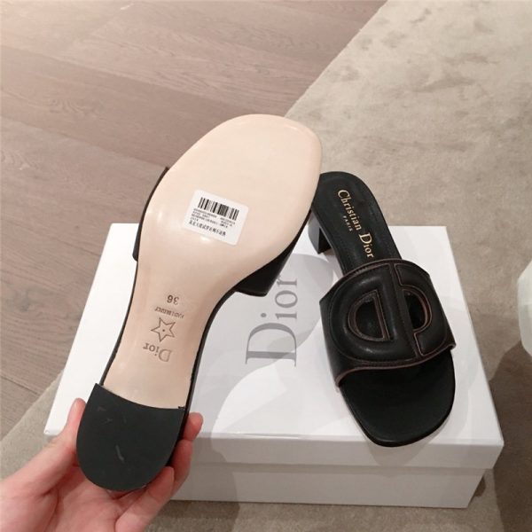 dior flat sandals black - Image 5
