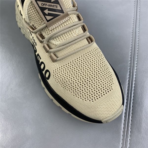 Off-White Leather Sneaker - Image 3