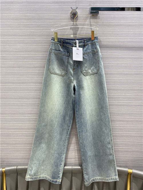 dior straight-leg jeans