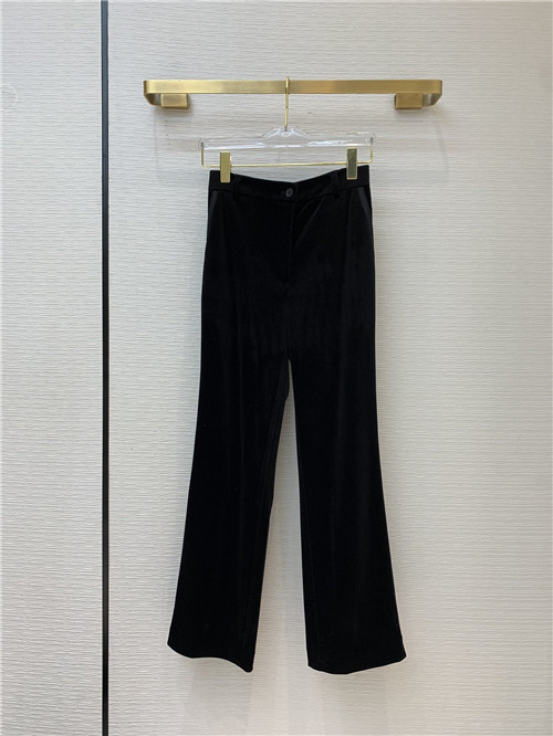 dior velvet pants