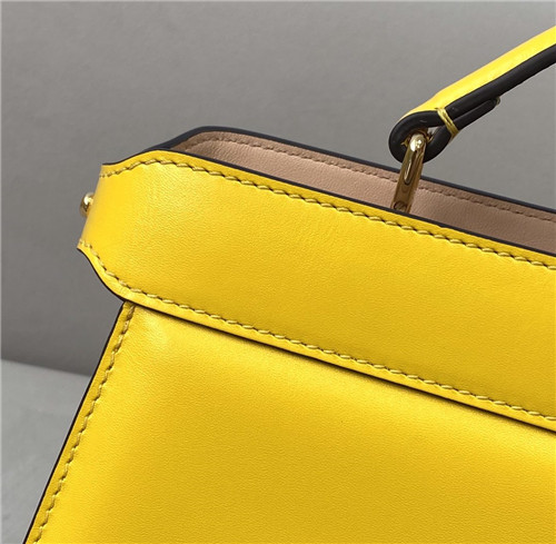 fend peekaboo medium bag yellow - Image 4