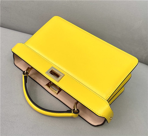 fend peekaboo medium bag yellow - Image 3