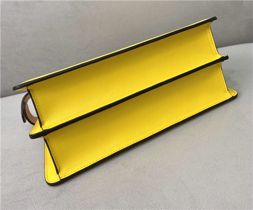 fend peekaboo medium bag yellow - Image 9