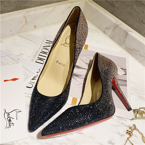 christian louboutin diamond high heels