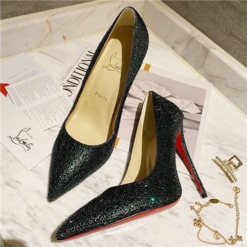 christian louboutin diamond high heels