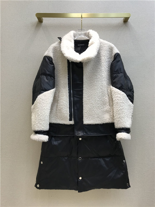 balenciaga long down jacket