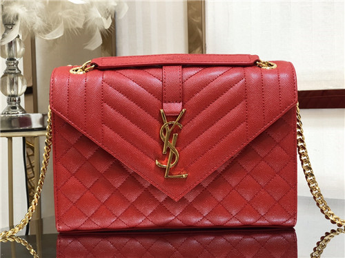 ysl envelope medium bag red - Image 3