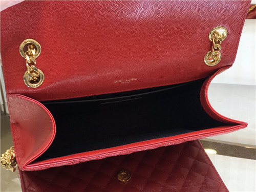 ysl envelope medium bag red - Image 4