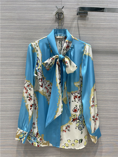 tory burch silk shirt