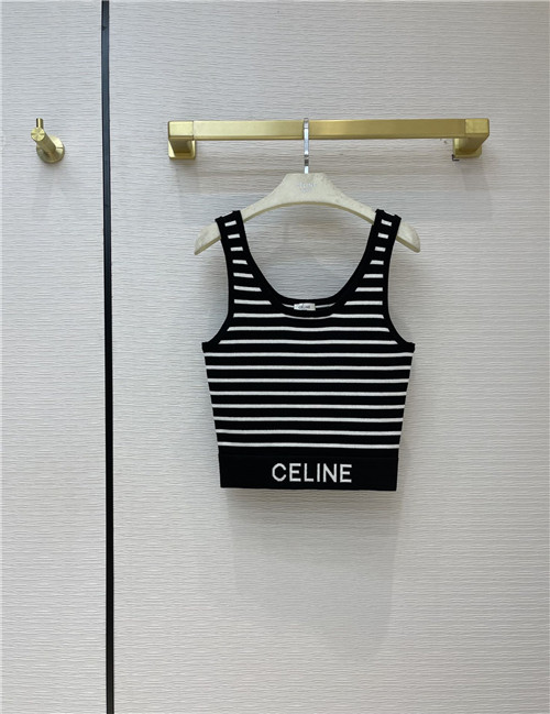 celine wool knitted vest
