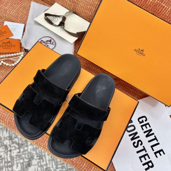 hermes h slippers womens