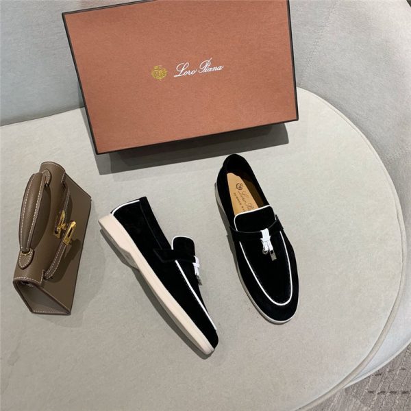 loro piana charms walk suede loafers - Image 7