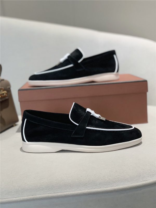 loro piana charms walk suede loafers - Image 9