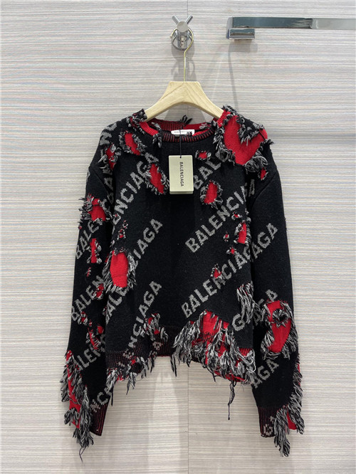 balenciaga knitted sweater womens