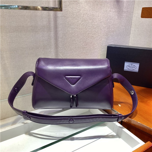 prada nappa leather shoulder bag