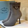 prada socks logo stretch boots