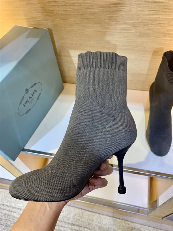 prada socks logo stretch boots - Image 3