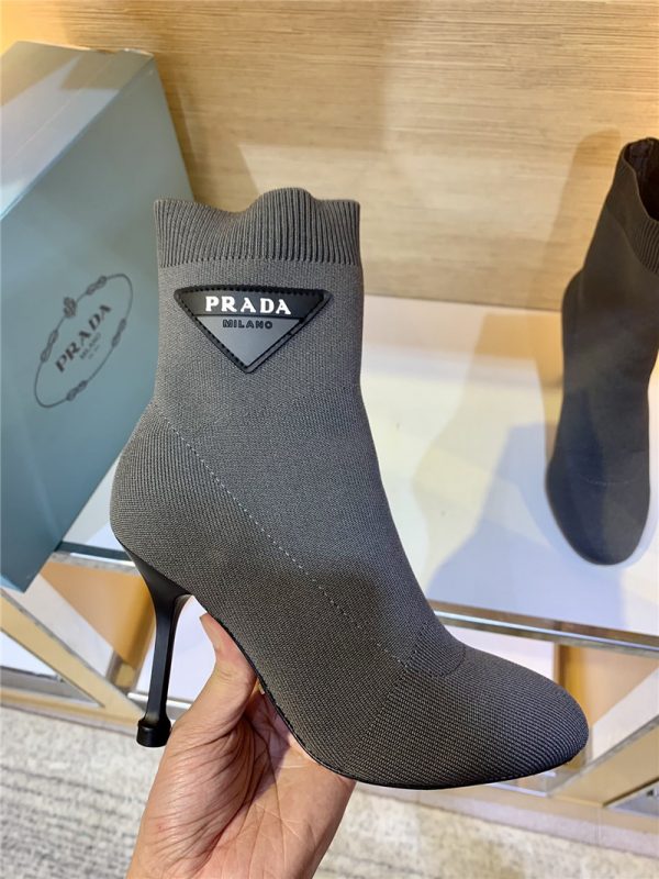 prada socks logo stretch boots - Image 8