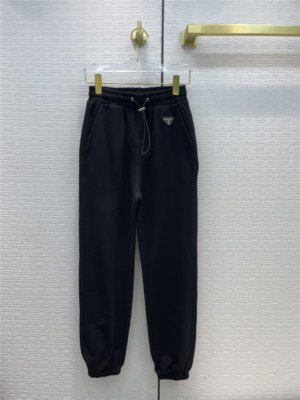 prada strappy sweatpants