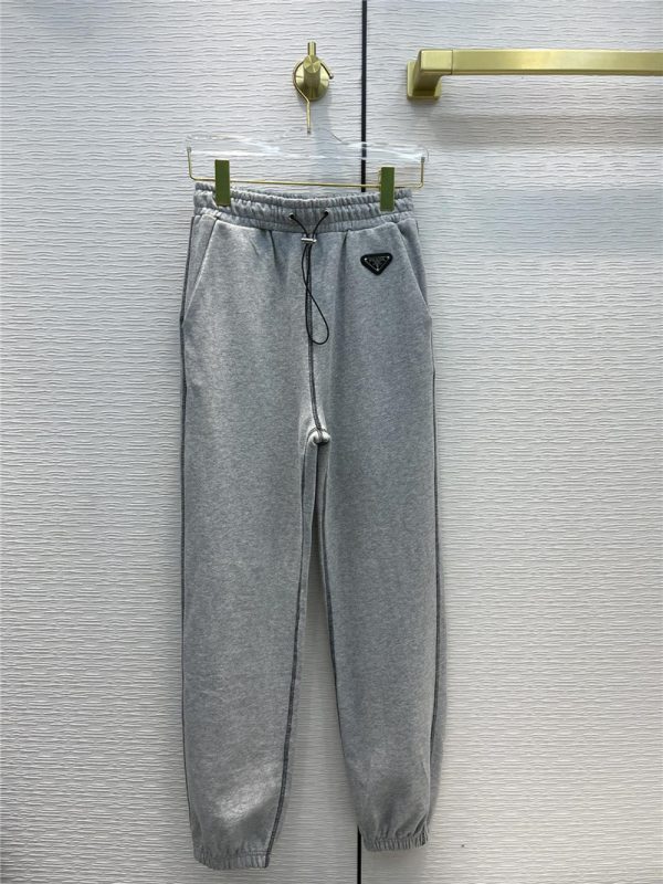 prada strappy sweatpants