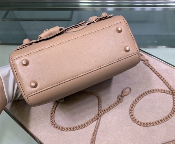 lady dior relief flower bag pink - Image 6