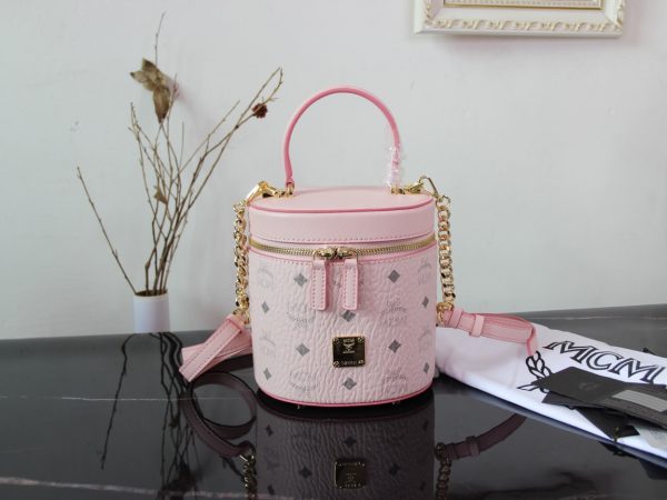 ??? Cylindrical Crossbody Bag Pink